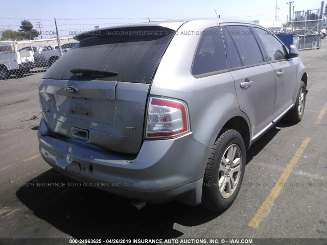 2FMDK38C48BB03536 - 2008 FORD EDGE SEL Champagne photo 4