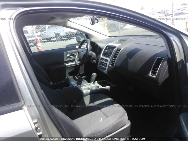 2FMDK38C48BB03536 - 2008 FORD EDGE SEL Champagne photo 5