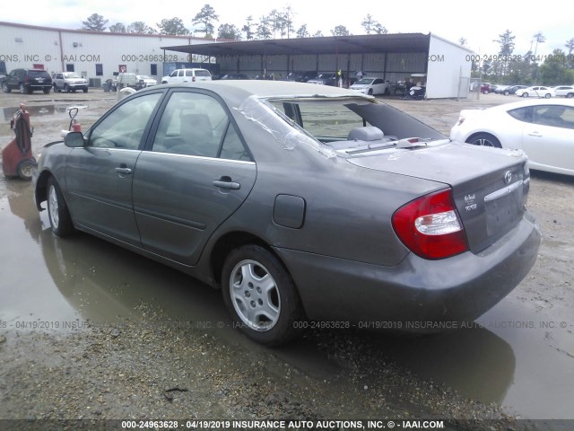 4T1BF32KX3U554081 - 2003 TOYOTA CAMRY LE/XLE/SE GRAY photo 3