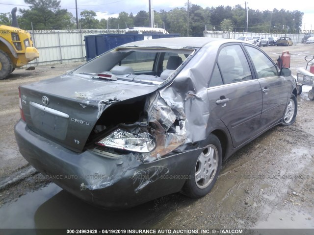 4T1BF32KX3U554081 - 2003 TOYOTA CAMRY LE/XLE/SE GRAY photo 4