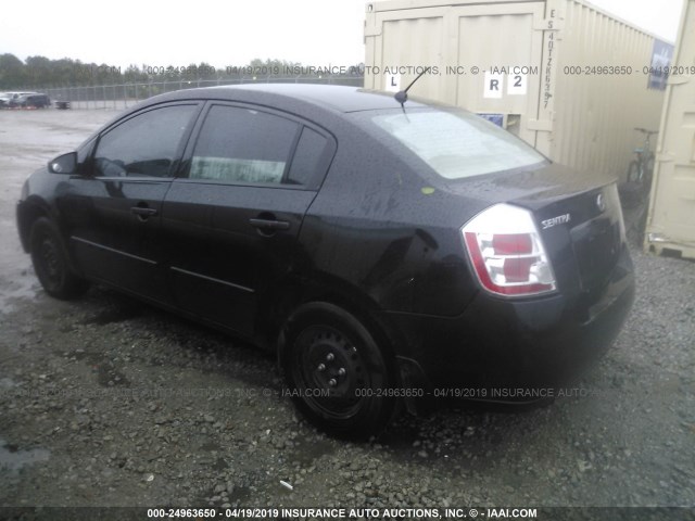 3N1AB61E39L619559 - 2009 NISSAN SENTRA 2.0/2.0S/2.0SL BLACK photo 3