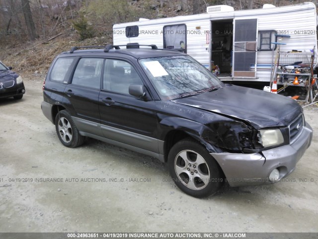 JF1SG65603H730023 - 2003 SUBARU FORESTER 2.5XS BLACK photo 1