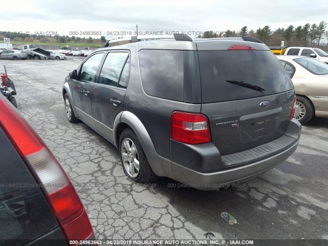 1FMZK05186GA30412 - 2006 FORD FREESTYLE SEL GRAY photo 3