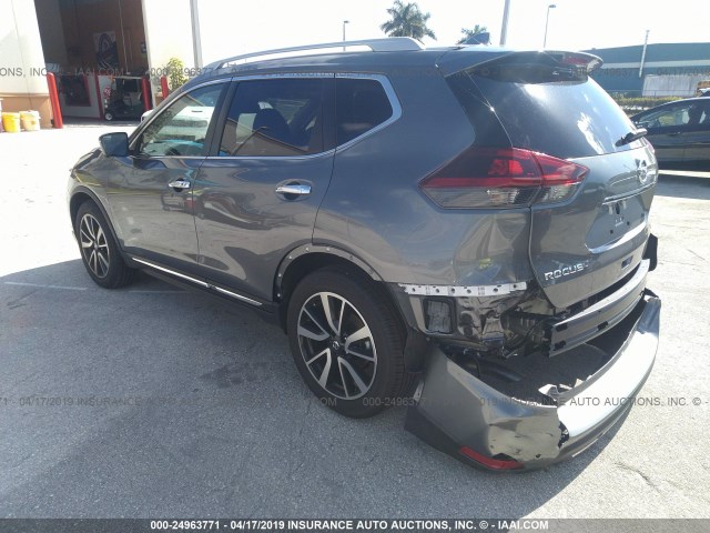 5N1AT2MT2KC774971 - 2019 NISSAN ROGUE S/SL/SV GRAY photo 3