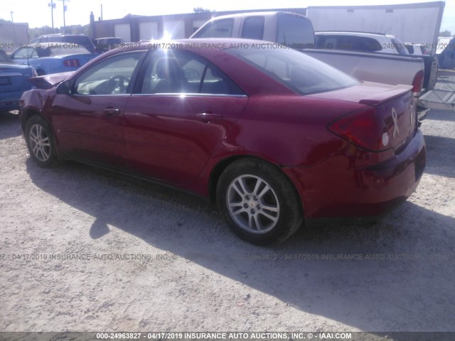 1G2ZG558964255394 - 2006 PONTIAC G6 SE1 RED photo 3