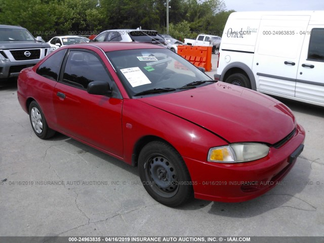 JA3AY11A5YU028745 - 2000 MITSUBISHI MIRAGE DE RED photo 1