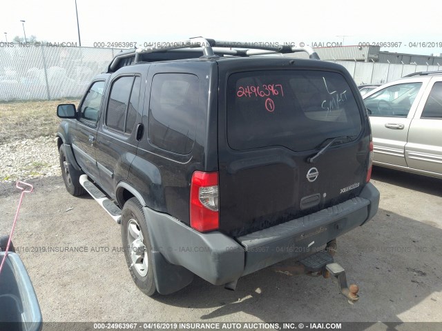 5N1ED28Y94C650610 - 2004 NISSAN XTERRA BLACK photo 3