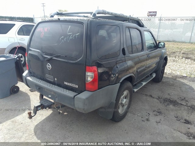 5N1ED28Y94C650610 - 2004 NISSAN XTERRA BLACK photo 4