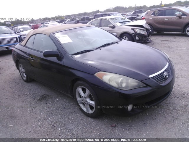 4T1FA38P46U104000 - 2006 TOYOTA CAMRY SOLARA SE/SLE BLACK photo 1