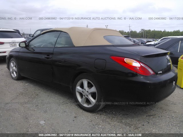 4T1FA38P46U104000 - 2006 TOYOTA CAMRY SOLARA SE/SLE BLACK photo 3