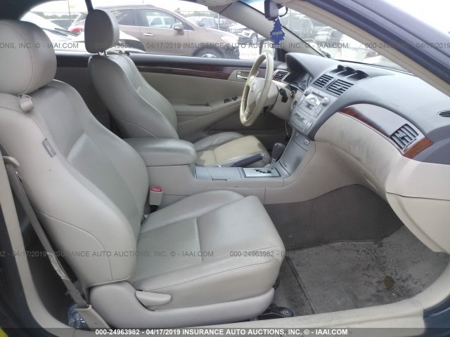 4T1FA38P46U104000 - 2006 TOYOTA CAMRY SOLARA SE/SLE BLACK photo 5