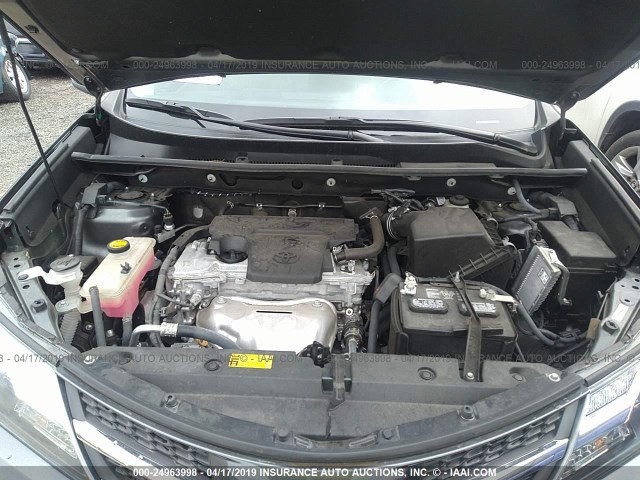 2T3DFREV6FW358815 - 2015 TOYOTA RAV4 LIMITED GRAY photo 10