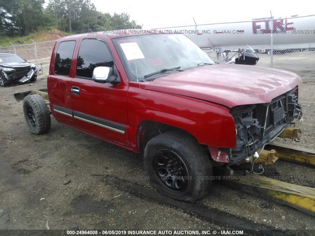 2GCEC19V541366435 - 2004 CHEVROLET SILVERADO RED photo 1