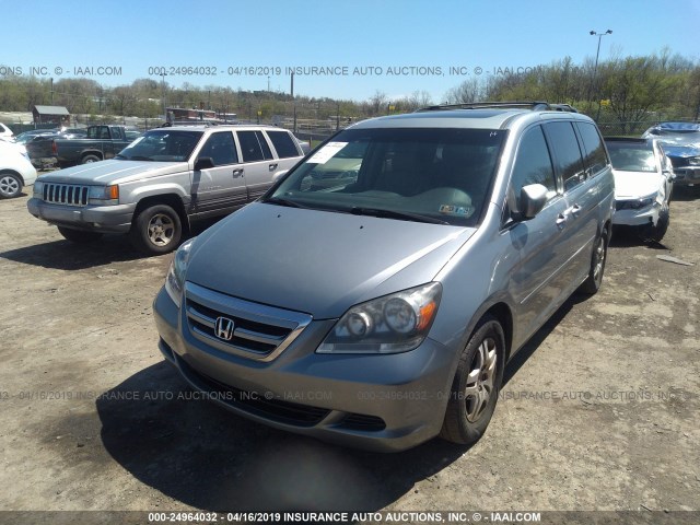 5FNRL38757B112757 - 2007 HONDA ODYSSEY EXL TAN photo 2