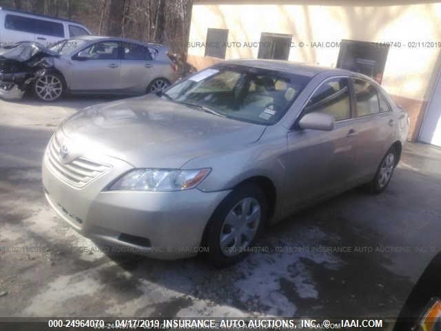 4T1BE46K18U261535 - 2008 TOYOTA CAMRY CE/LE/XLE/SE GOLD photo 2