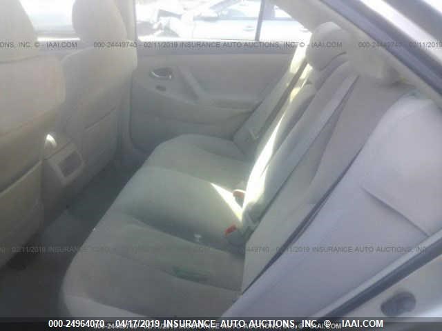 4T1BE46K18U261535 - 2008 TOYOTA CAMRY CE/LE/XLE/SE GOLD photo 8