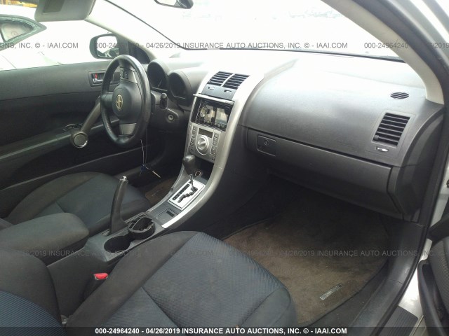 JTKDE3B72A0305024 - 2010 TOYOTA SCION TC ვერცხლისფერი ფოტო 5