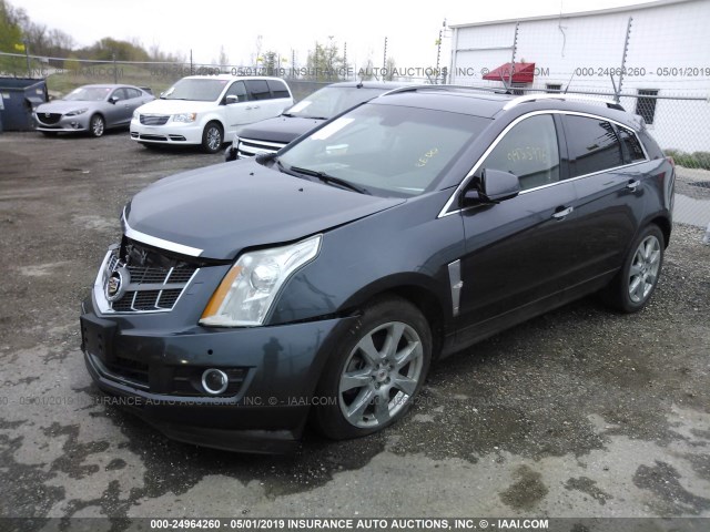 3GYFNFEY3BS628203 - 2011 CADILLAC SRX PREMIUM COLLECTION GRAY photo 2