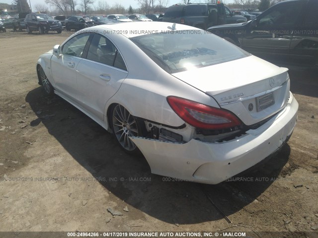 WDDLJ9BB8FA142327 - 2015 MERCEDES-BENZ CLS 550 4MATIC WHITE photo 6