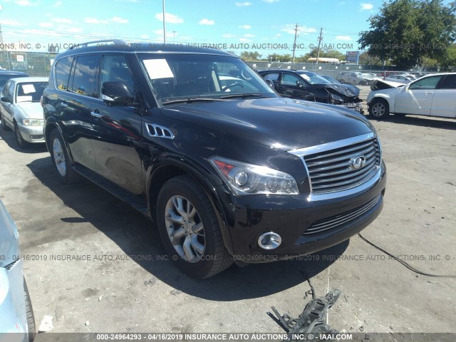 JN8AZ2NF8D9530600 - 2013 INFINITI QX56 BLACK photo 1