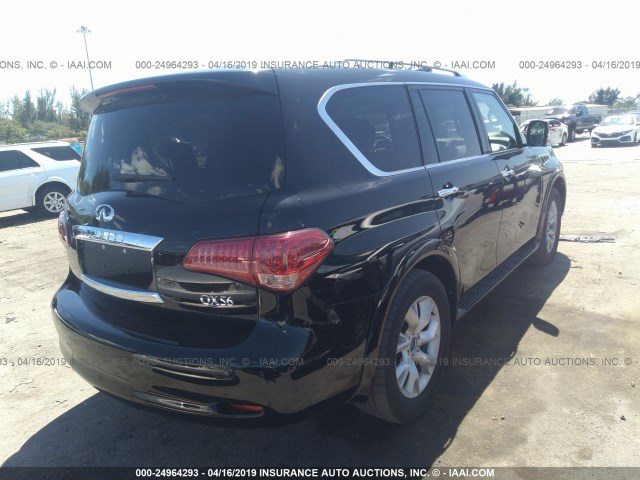 JN8AZ2NF8D9530600 - 2013 INFINITI QX56 BLACK photo 4