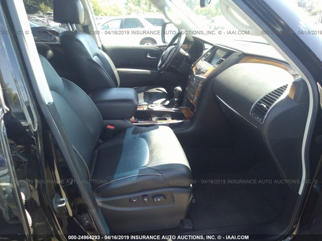 JN8AZ2NF8D9530600 - 2013 INFINITI QX56 BLACK photo 5