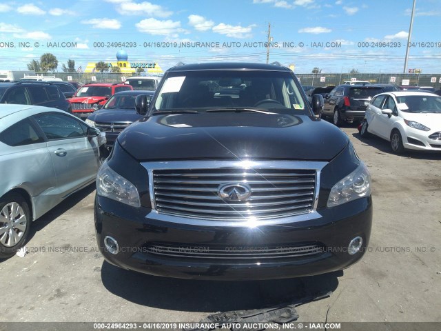 JN8AZ2NF8D9530600 - 2013 INFINITI QX56 BLACK photo 6