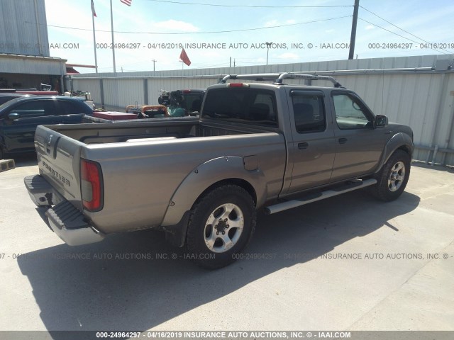 1N6MD29X93C422575 - 2003 NISSAN FRONTIER CREW CAB SC BEIGE photo 4