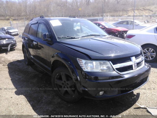 3D4PH6FV7AT148313 - 2010 DODGE JOURNEY R/T BLACK photo 1