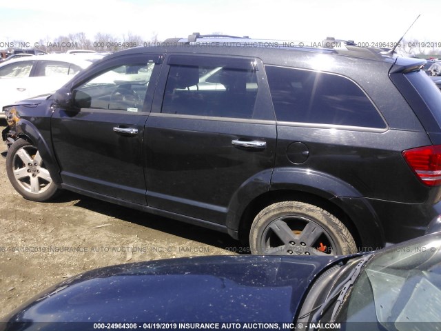 3D4PH6FV7AT148313 - 2010 DODGE JOURNEY R/T BLACK photo 3