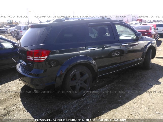 3D4PH6FV7AT148313 - 2010 DODGE JOURNEY R/T BLACK photo 4