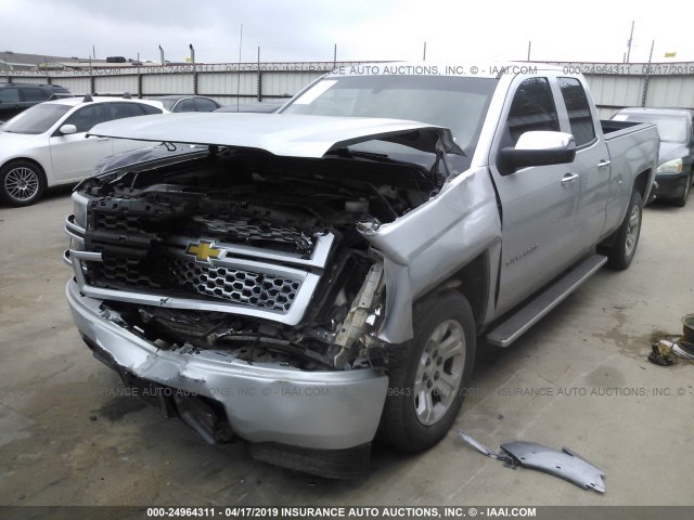 1GCRCPEH3EZ325993 - 2014 CHEVROLET SILVERADO C1500 SILVER photo 2