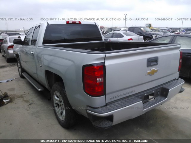 1GCRCPEH3EZ325993 - 2014 CHEVROLET SILVERADO C1500 SILVER photo 3