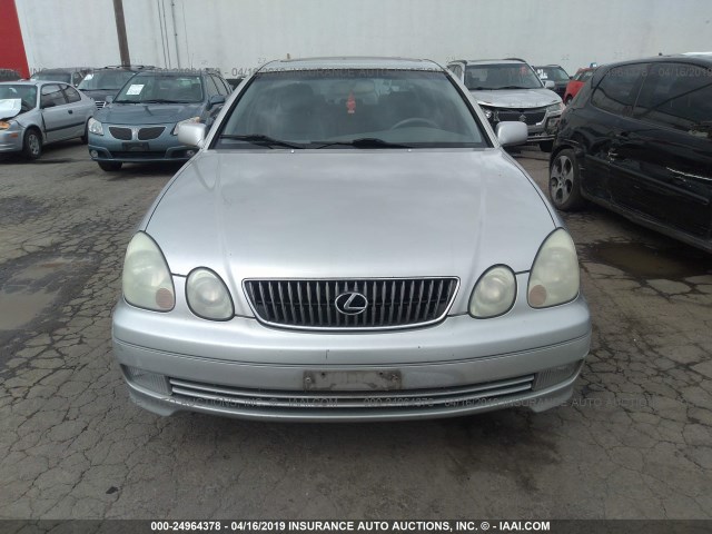 JT8BD69S730181878 - 2003 LEXUS GS 300 SILVER photo 6