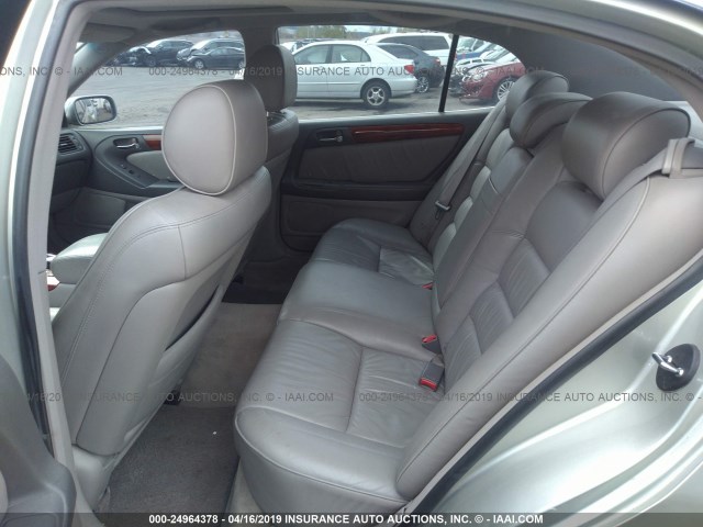 JT8BD69S730181878 - 2003 LEXUS GS 300 SILVER photo 8