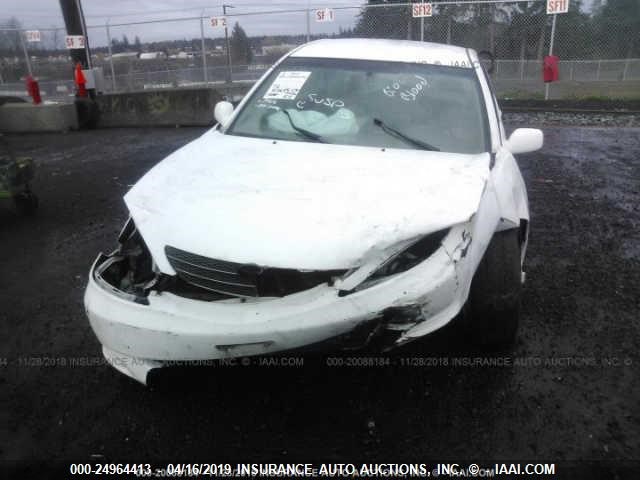 4T1BE32K33U141938 - 2003 TOYOTA CAMRY LE/XLE/SE WHITE photo 6