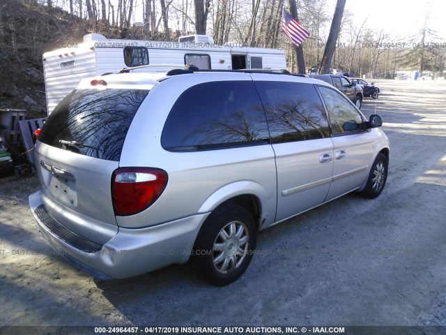2C4GP54L25R391788 - 2005 CHRYSLER TOWN & COUNTRY TOURING SILVER photo 4