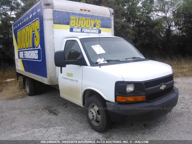 1GB3G3BG6E1119746 - 2014 CHEVROLET EXPRESS G3500  WHITE photo 1