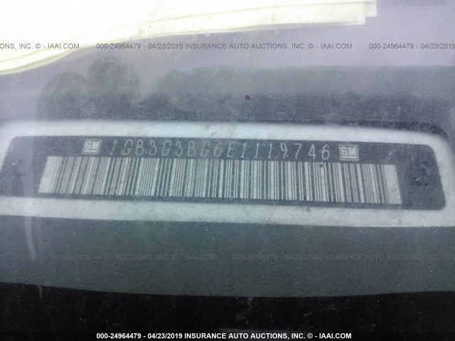 1GB3G3BG6E1119746 - 2014 CHEVROLET EXPRESS G3500  WHITE photo 9