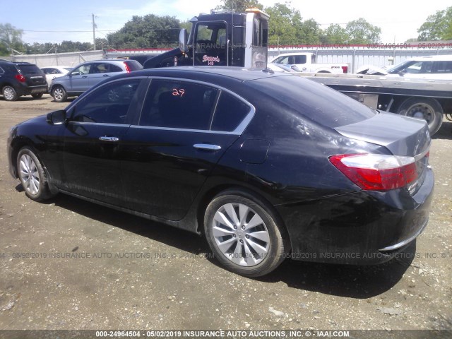 1HGCR2F88EA007339 - 2014 HONDA ACCORD GRAY photo 3