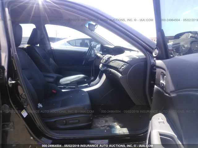 1HGCR2F88EA007339 - 2014 HONDA ACCORD GRAY photo 5