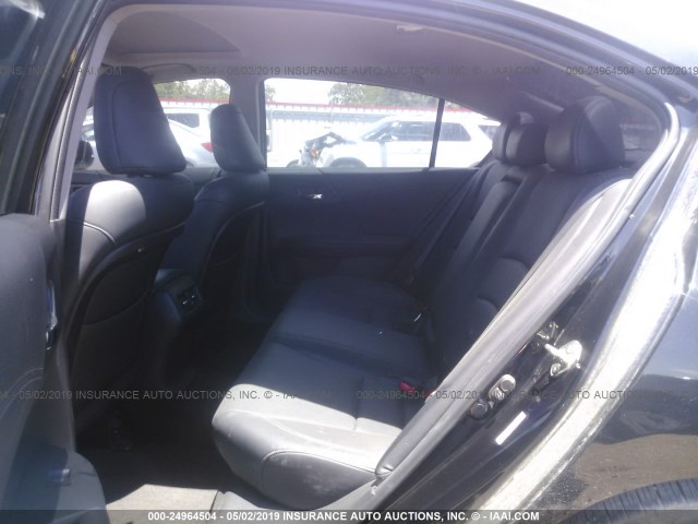 1HGCR2F88EA007339 - 2014 HONDA ACCORD GRAY photo 8