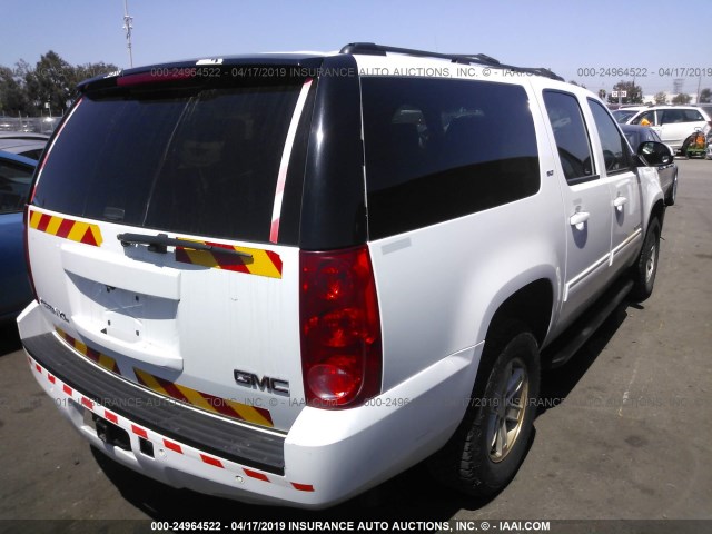 1GKS2KE74DR217254 - 2013 GMC YUKON XL K1500 SLT WHITE photo 4