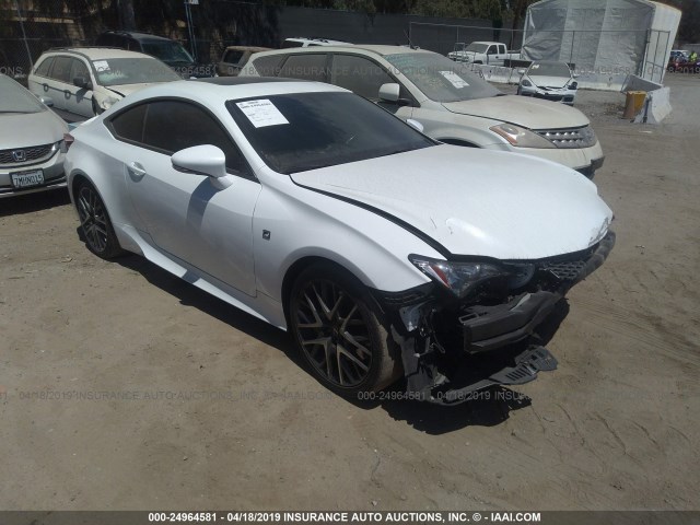 JTHHA5BC4G5001121 - 2016 LEXUS RC 200T WHITE photo 1