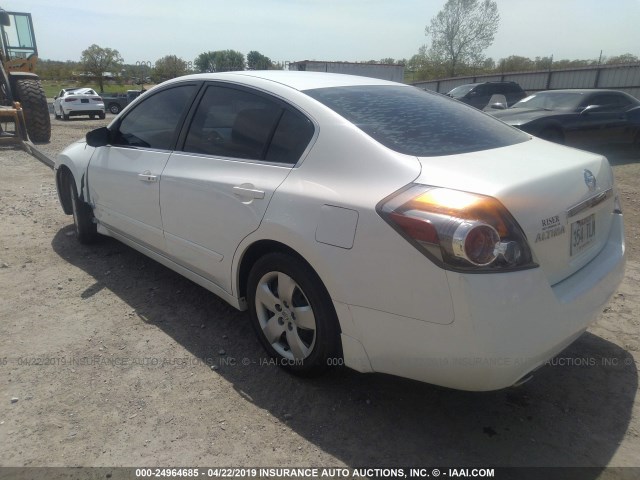 1N4AL21E77N492076 - 2007 NISSAN ALTIMA 2.5/2.5S WHITE photo 3