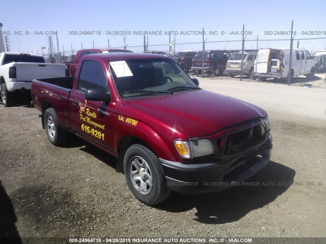 5TENL42N74Z420096 - 2004 TOYOTA TACOMA RED photo 1
