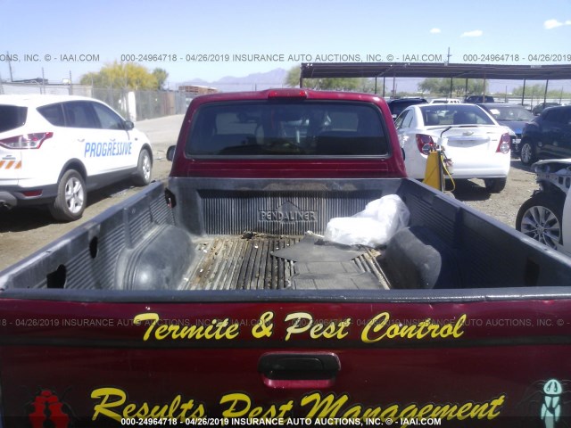 5TENL42N74Z420096 - 2004 TOYOTA TACOMA RED photo 8