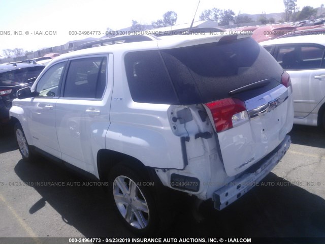 2GKALSEKXC6378571 - 2012 GMC TERRAIN SLE WHITE photo 3