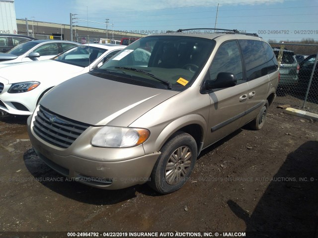 1A4GP45R66B519604 - 2006 CHRYSLER TOWN & COUNTRY  TAN photo 2