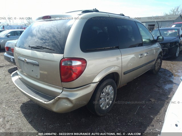 1A4GP45R66B519604 - 2006 CHRYSLER TOWN & COUNTRY  TAN photo 4